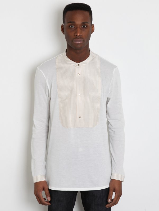 Maison Martin Margiela 14 Men's Replica Bibbed Grandad Shirt