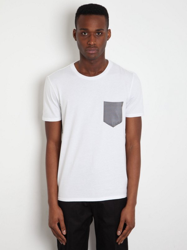 Maison Martin Margiela 10 Men's Printed Pocket T-Shirt