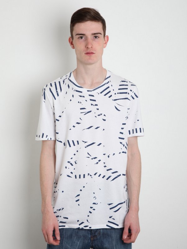 Maison Martin Margiela 10 Men's Fold Up Print T-Shirt