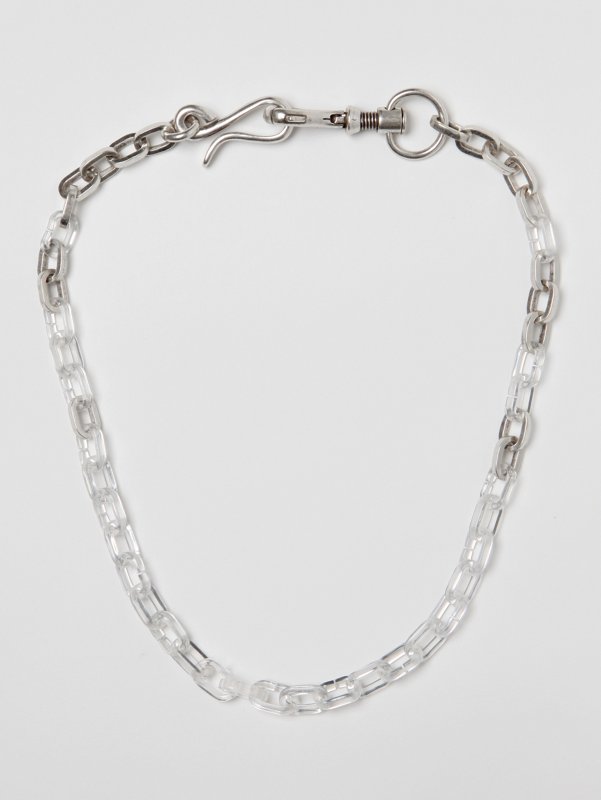 Maison Martin Margiela 11 Mens Brass and Plexi Necklace