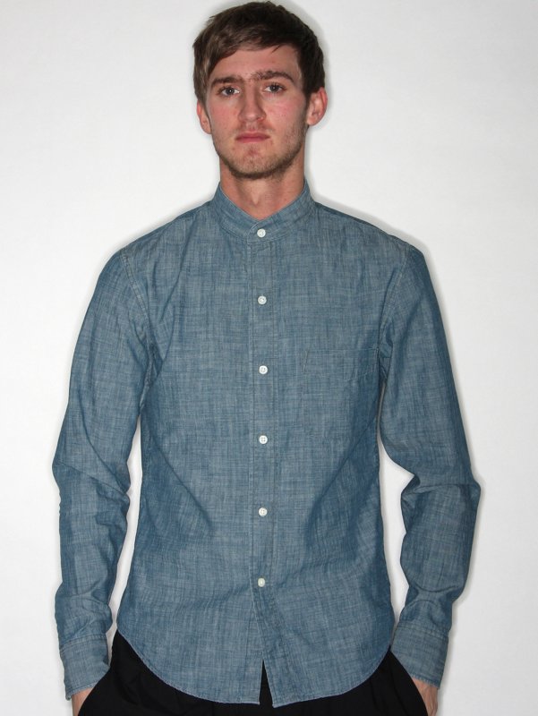 Nom De Guerre Band Collar Shirt