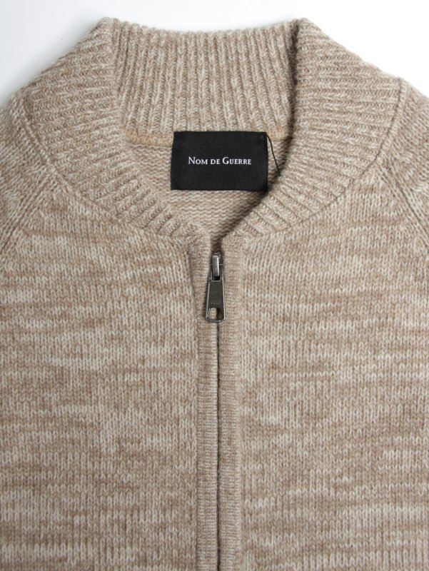 Nom De Guerre Zip Cardigan
