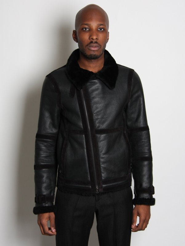 Neil Barrett Shearling Bomber Jacket