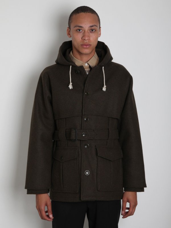 N Hoolywood Men's Belted Coat