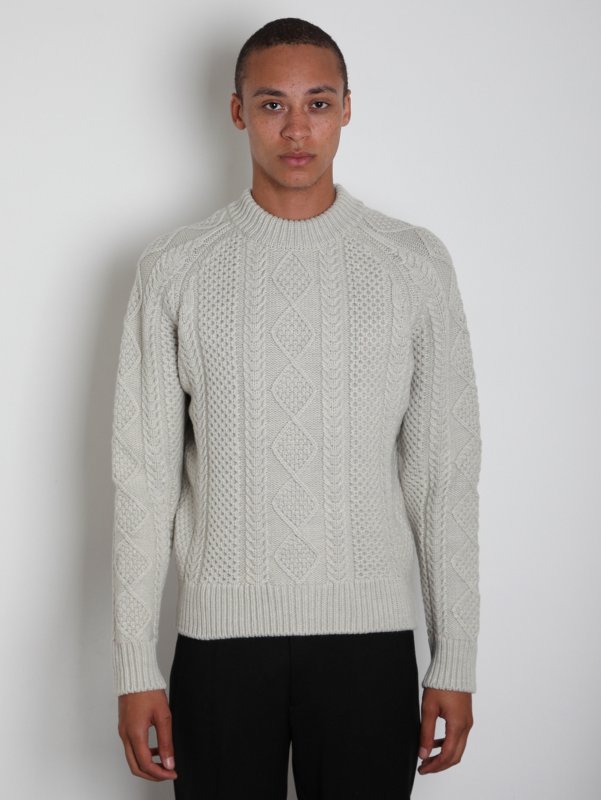 N Hoolywood Heavy Cable-Knit Jumper