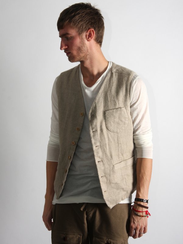 Nigel Cabourn Traditional Vest (Linen)