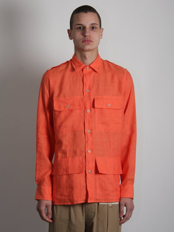 Nigel Cabourn Linen Shirt Jacket