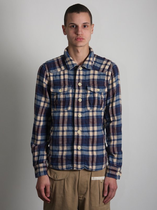 Nigel Cabourn Reversible Cotton Shirt