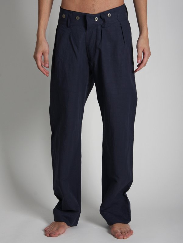 Nigel Cabourn Cotton Trousers With Braces