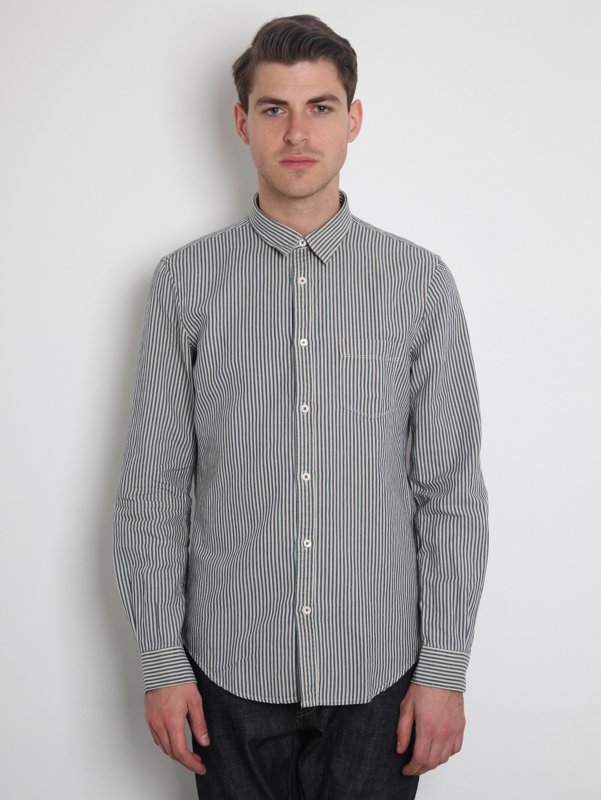 NN07 Director's Cut Men's Ginza Striped Shirt
