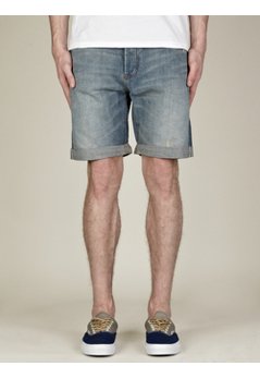 Men's Jakob Selvedge Washed Denim Shorts
