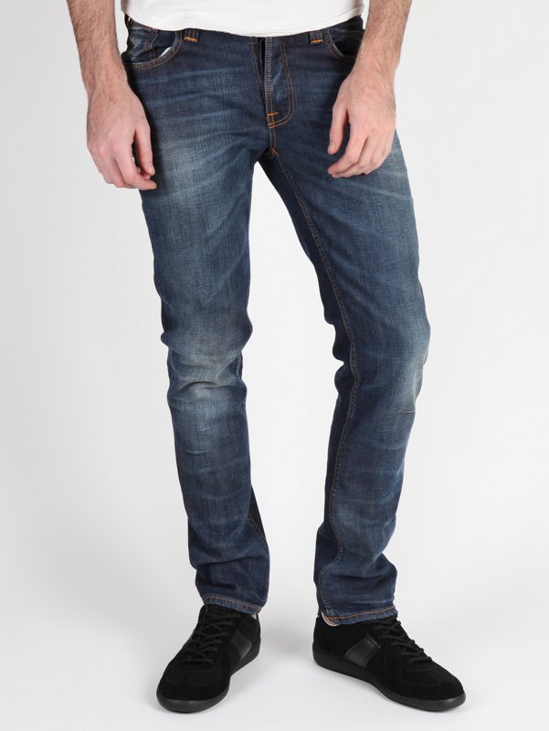 Nudie Jeans Men's Grim Tim Organic Washed Jeans