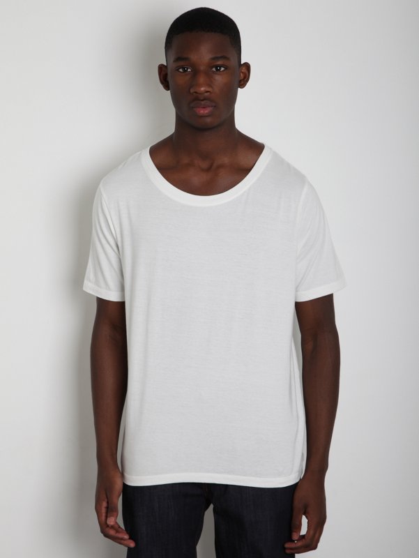 Nudie Jeans Mens Wide Neck T-Shirt