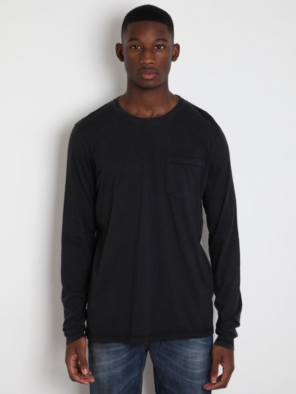 Long Sleeved Pocket T-Shirt