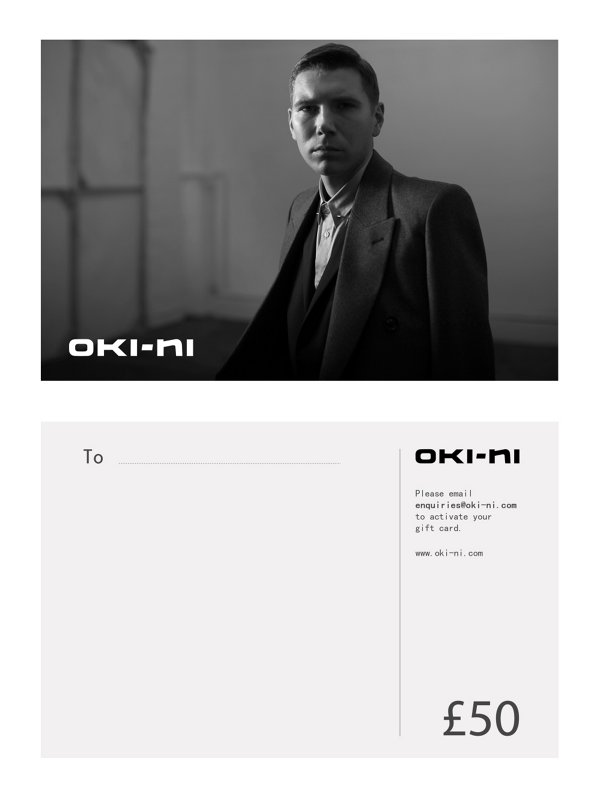 oki-ni gift card &pound;50