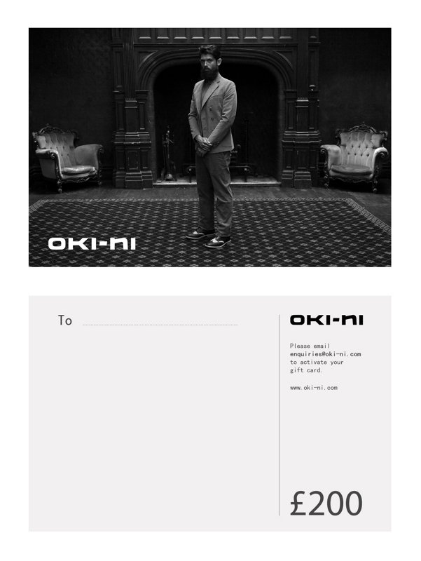 oki-ni Gift Card &pound;200