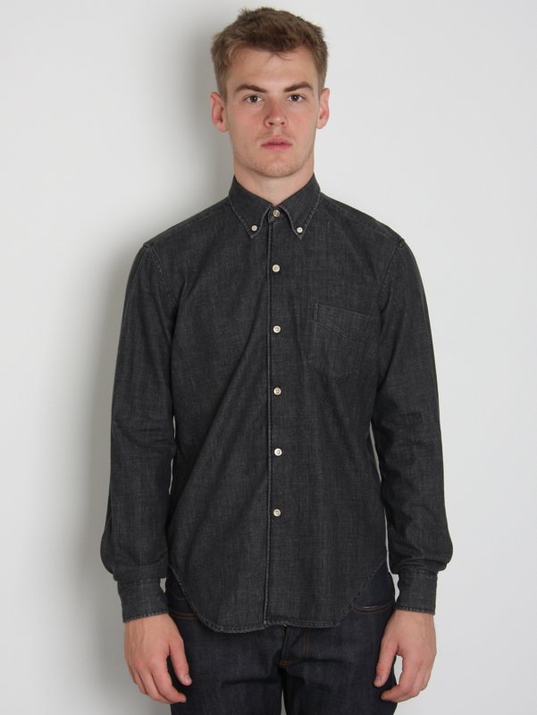 Our Legacy 1950s Black Denim Shirt