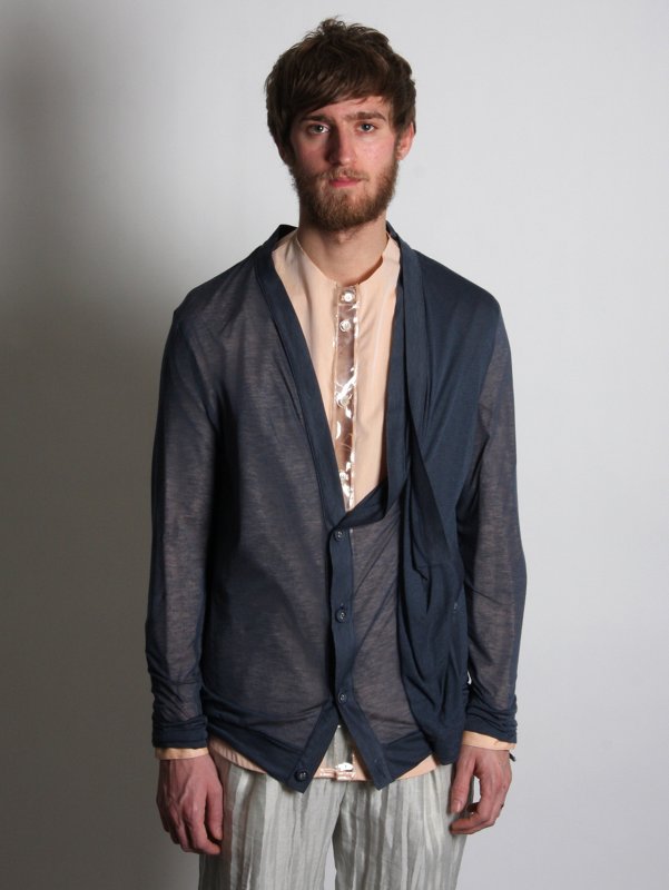 Omar Kashoura Double Drape Cardigan