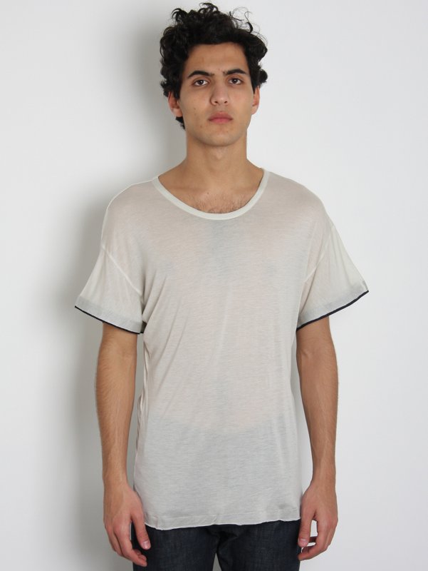 Omar Kashoura New Ease Modal Wool Body T-Shirt