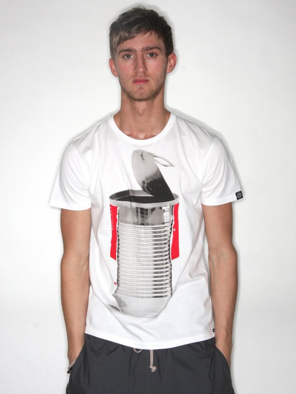 Over The Stripes Can T-Shirt