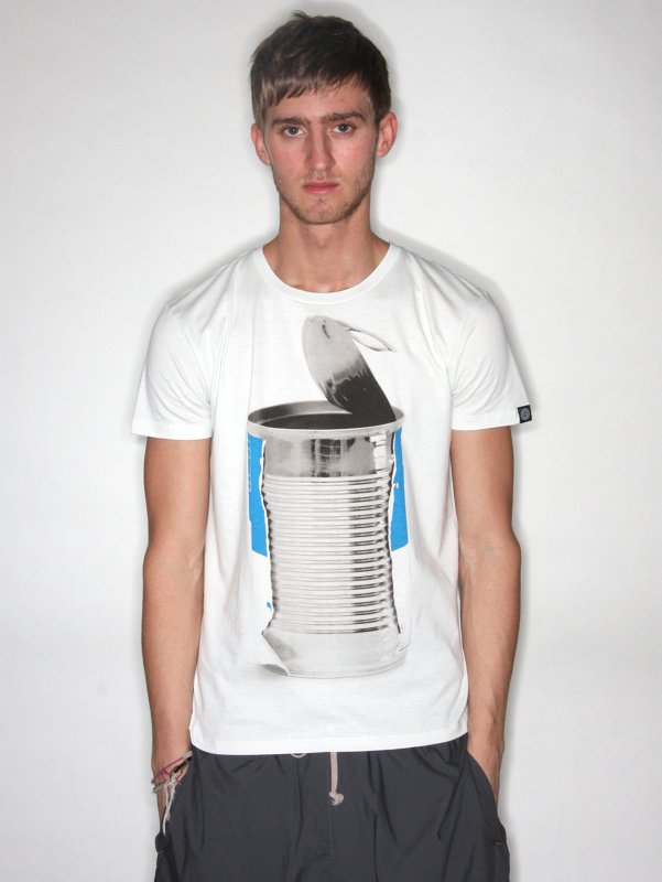 Over The Stripes Can T-Shirt