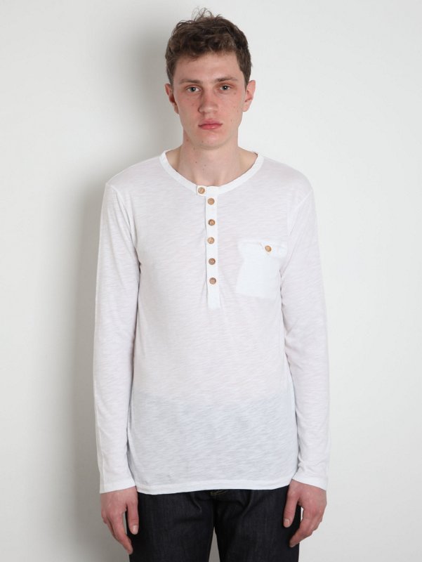 Prim I Am Men's Imbed Long Sleeve Henley