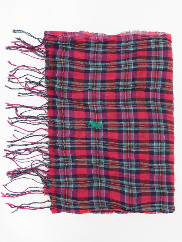 Polo Ralph Lauren Men's Dobby Madras Scarf