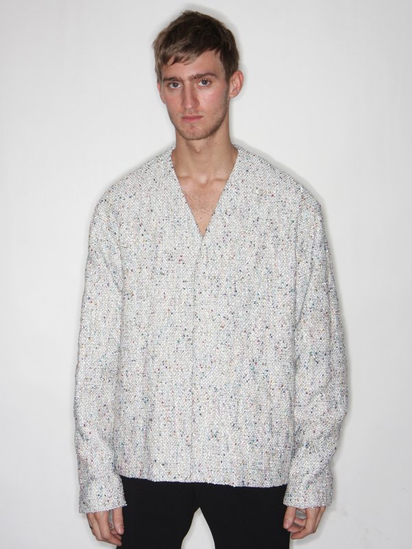 Raf Simons Special Fabric Knit Oversized Jacket