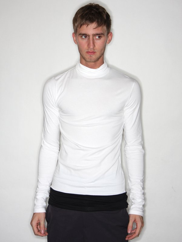 Raf Simons Half Blocked Roll Neck