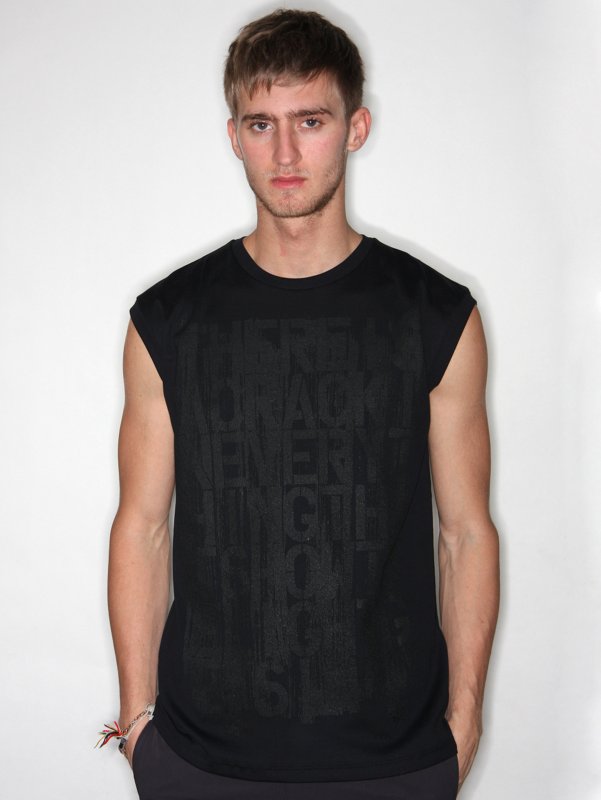 Raf Simons Sleeveless Print T-Shirt