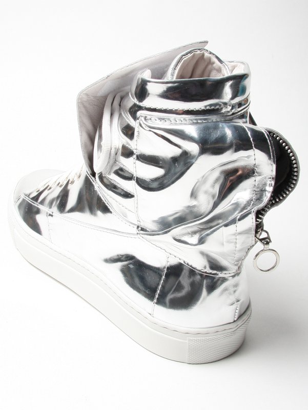Raf Simons Silver Astronaut Boot