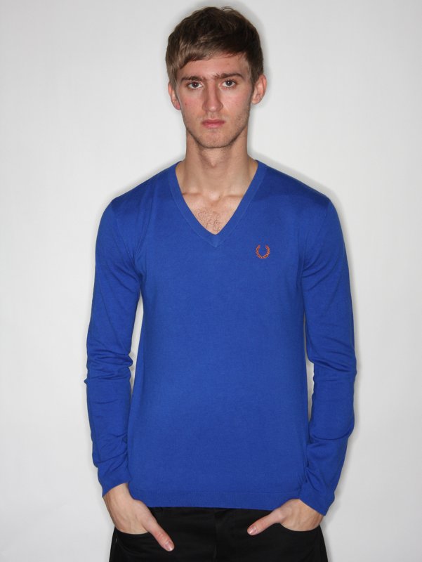 Raf Simons & Fred Perry V-neck Sweater