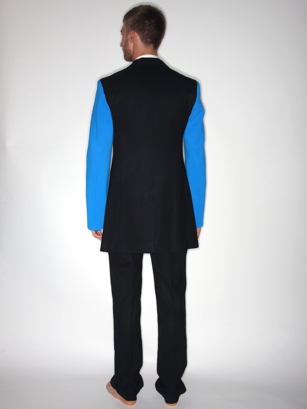 Raf Simons Suit With Neoprene Arms