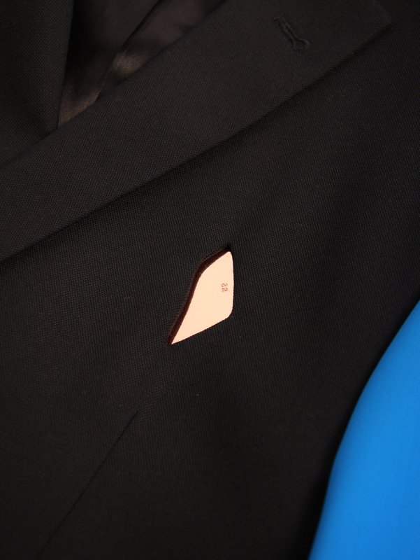 Raf Simons Suit With Neoprene Arms