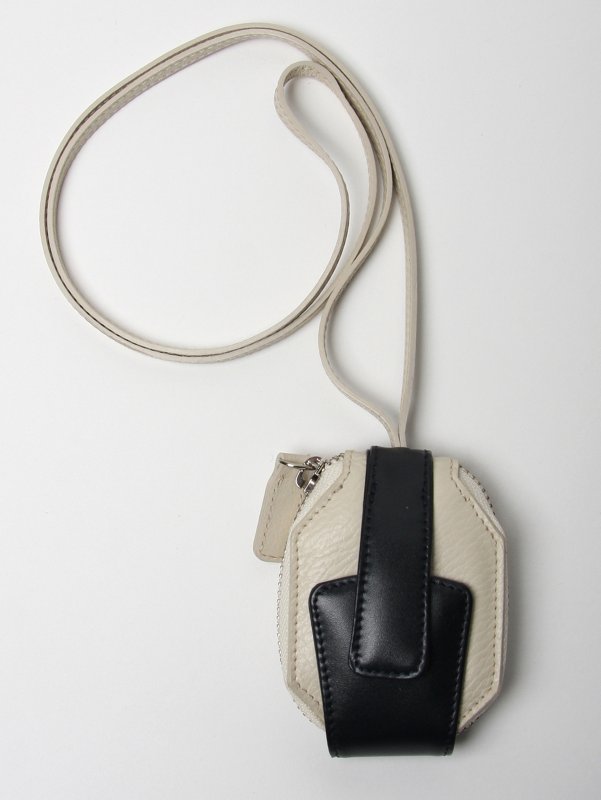 Raf Simons Leather Zipper Key Chain 