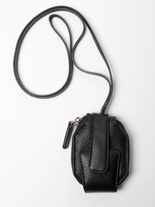 Raf Simons Leather Zipper Key Chain 