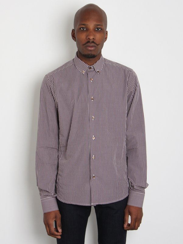 Raf Simons Woven Button Down Shirt 