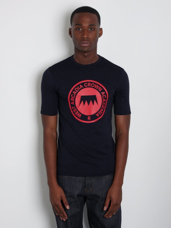 Raf Simons 1995 Mens Roundneck Bodyfit Printed T-Shirt