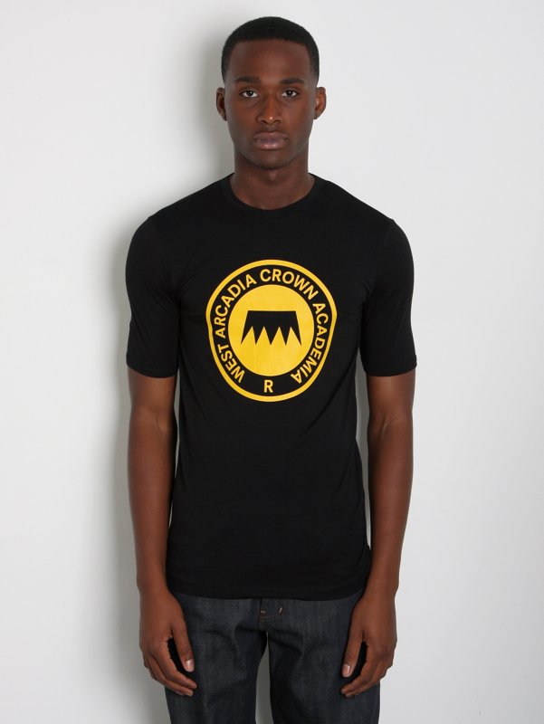 Raf Simons 1995 Men's Roundneck Bodyfit Printed T-Shirt