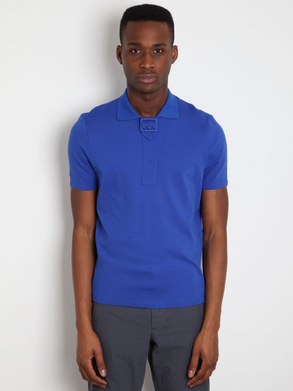 Raf Simons Men's Buckled Polo Shirt 