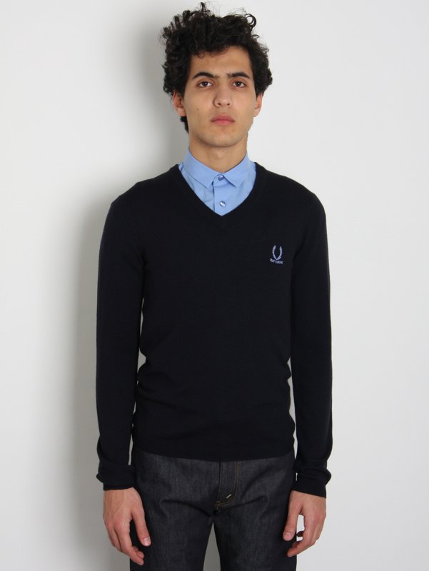 Raf Simons / Fred Perry V-Neck Sweater