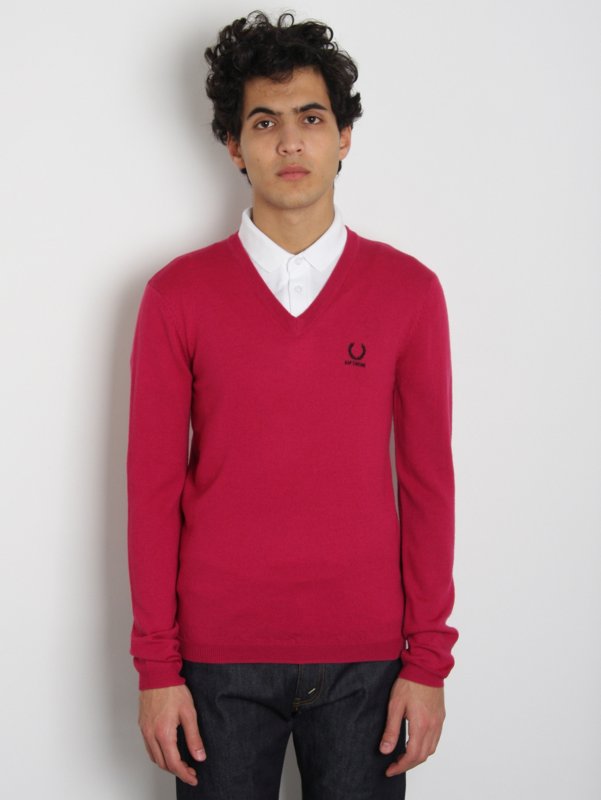 Raf Simons / Fred Perry V-Neck Sweater