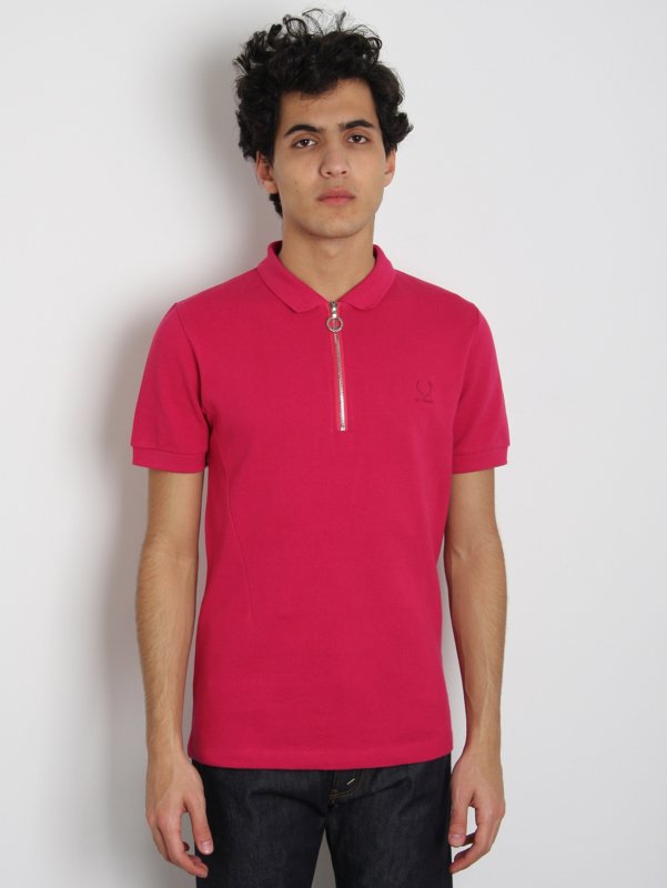 Raf Simons / Fred Perry Zip-Placket Polo Shirt