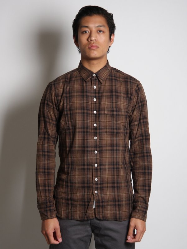 Rag and Bone 3/4 Placket Plaid Shirt