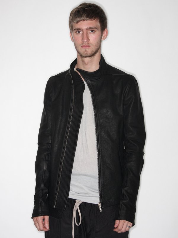 Rick Owens Asymetric Leather Jacket