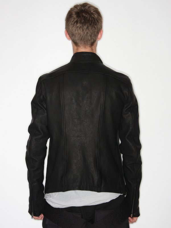 Rick Owens Asymetric Leather Jacket