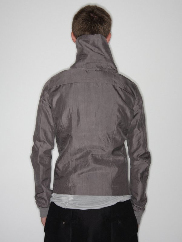 Rick Owens Silk Collar Bomber Jacket