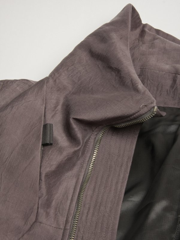 Rick Owens Silk Collar Bomber Jacket