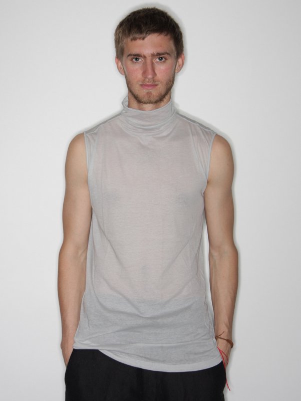 RICK OWENS Sleeveless Halter Neck Voule