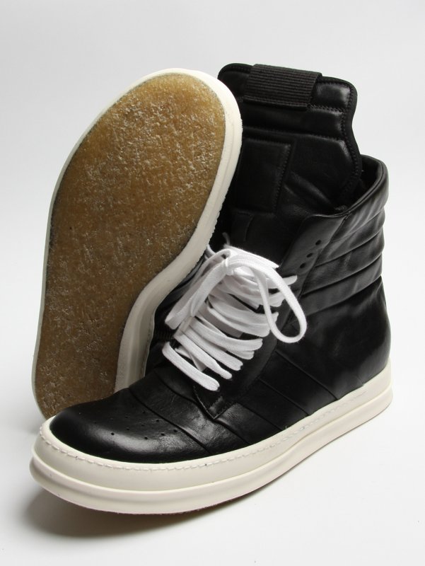Rick Owens New Hi-Top Trainer - Bestes Leder und Materialien - ein Klassiker